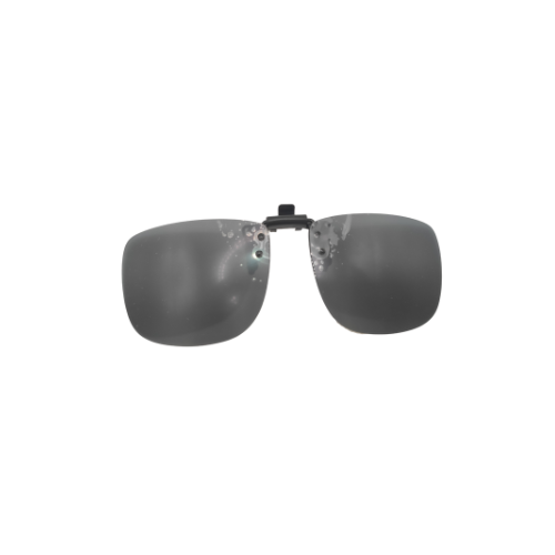 Szürke csiptethető napszemüveg előtét 54x43mm